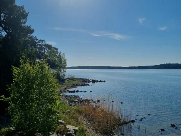 Utsikt över skärgården på Horsfjärdens vandrarhem